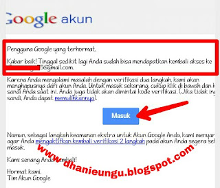 Cara Memulihkan Akun Gmail Coc Yang Dihack Dan Di Verifikasi 2 Langkah