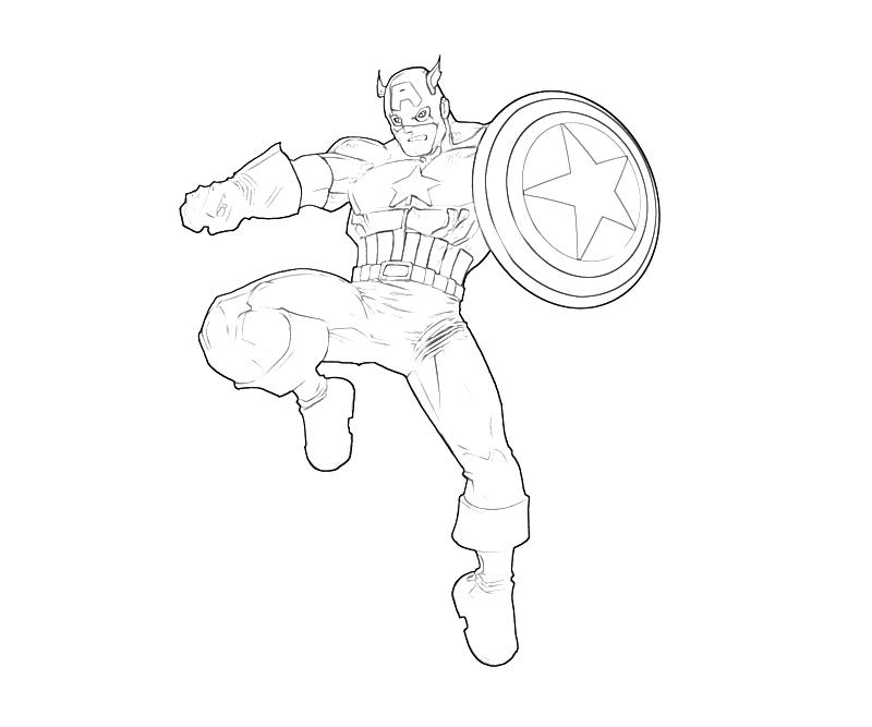 Printable Captain America Captain America Best Coloring Pages 2 title=