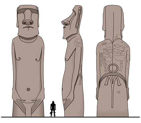 moai-volcan-rano-raraku-isla-de-pascua-moais--historia-dibujo-dibujos-la-cuantos-hay-drawings-ilustration-ilustraciones-illustrations-illustration