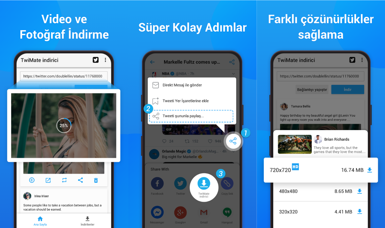 Android Twitter Videoları İndirme Yöntemi