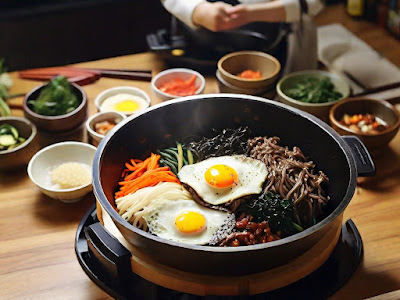 Cukup mudah bikin Bibimbap Korea di Rumah, Begini Caranya..