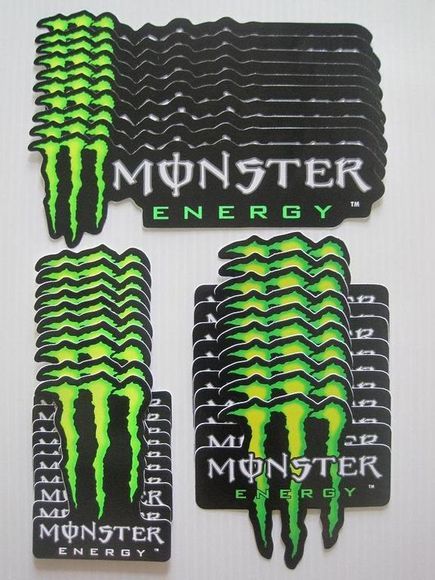 Monster Energy stickers Posted by MrHairie 60163463513 at 4 17 2010 
