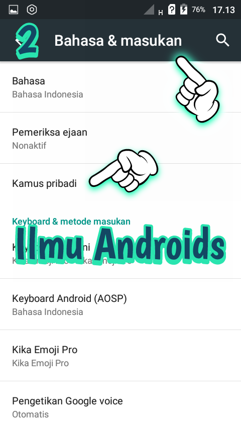Cara Agar Kata Kunci Tampil di Keyboard Android - Ilmu 