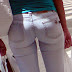 Skinny jeans with round ass