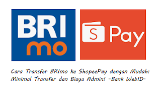 Cara Transfer dari BRImo ke ShopeePay Paling Mudah