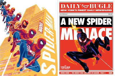 New York Comic Con 2020 Spider-Man PS4 Video Game Screen Prints by Doaly x Grey Matter Art