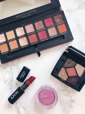 anastasia beverly hills eyeshadow palette modern renaissance dior backstage nyx clinique blush beauty makeup blogger review canadian