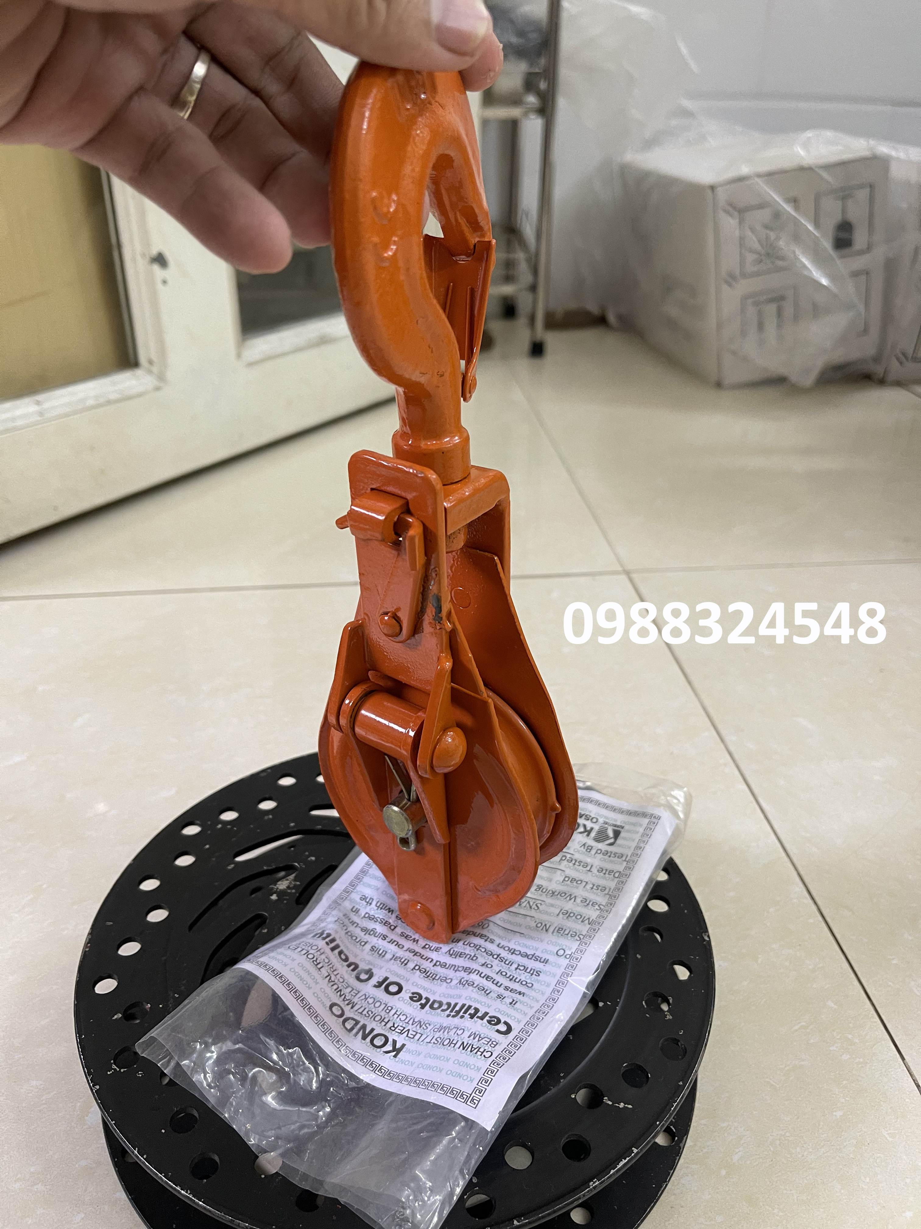 Ròng rọc đơn Kondotec 500kg 75DYx1S