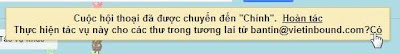 5 phương án để thư vào Primary Tab - Chọn Có để đồng ý cho tất cả các thư sau từ địa chỉ đã cho tự động vào tab vừa chọn