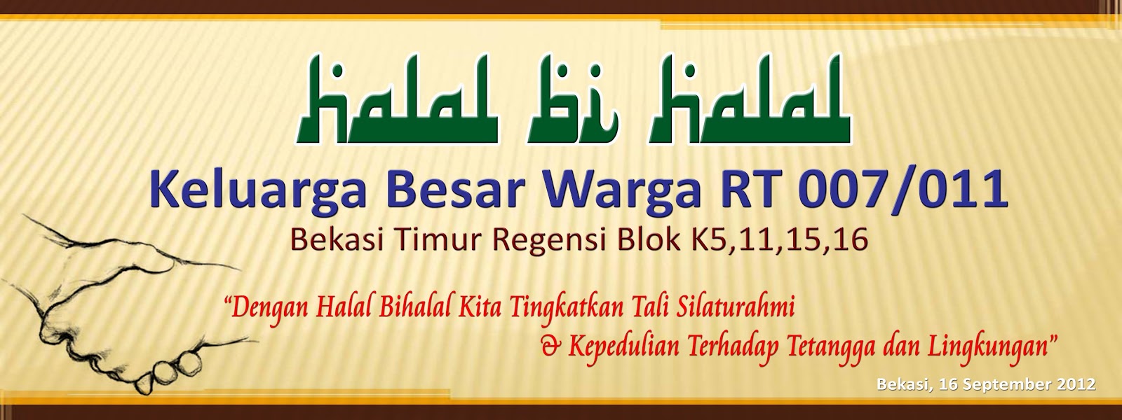 5 Contoh Banner Halal Bihalal yang Menarik - Contoh Banner