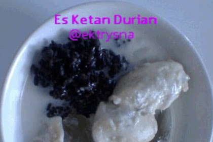 ES KETAN DURIAN