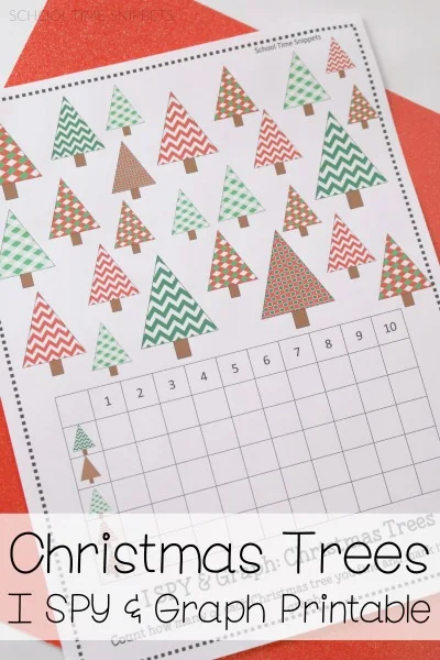 Christmas Maths Activities: Graphing Worksheet