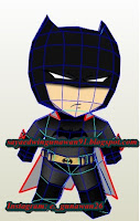 Papercraft The Batman Chibi