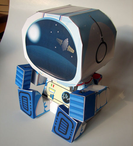 Astronaut Paper Toy