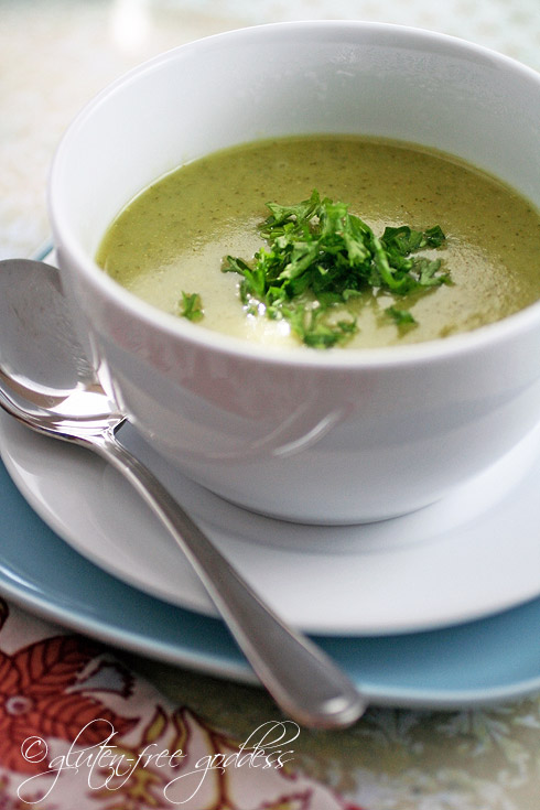 Gluten-Free Goddess detox soup recipe- so good!