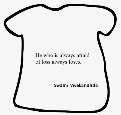 He who is always afraid of loss always loses.