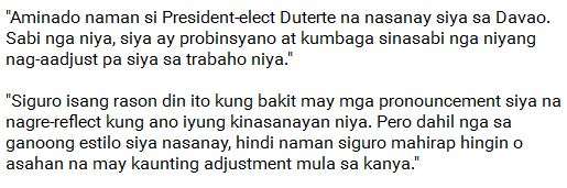 Tayao says that 'change' should start from Duterte! Why? Must Watch