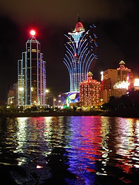Macau - https://pixabay.com/photos/macau-casino-casinos-at-night-185266/