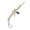 Miniatur Senjata M416 Gold Mini Asli Import Koleksi Pajangan Hiasan Gantungan Kunci