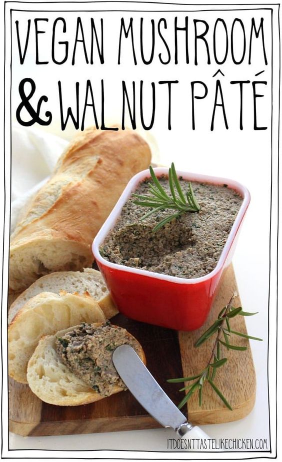 This Vegan Mushroom & Walnut Pâté was delicious while it lasted which was for approximately 16 seconds. Ok, well I am exaggerating a bit, it was more like 16 minutes. For real tho.