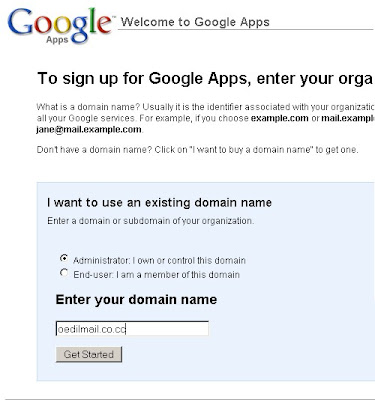 membuat email dengan domain sendiri