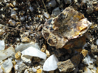 Mica, cantera cuarzo Vila Cha, Ponte da Barca, Portugal