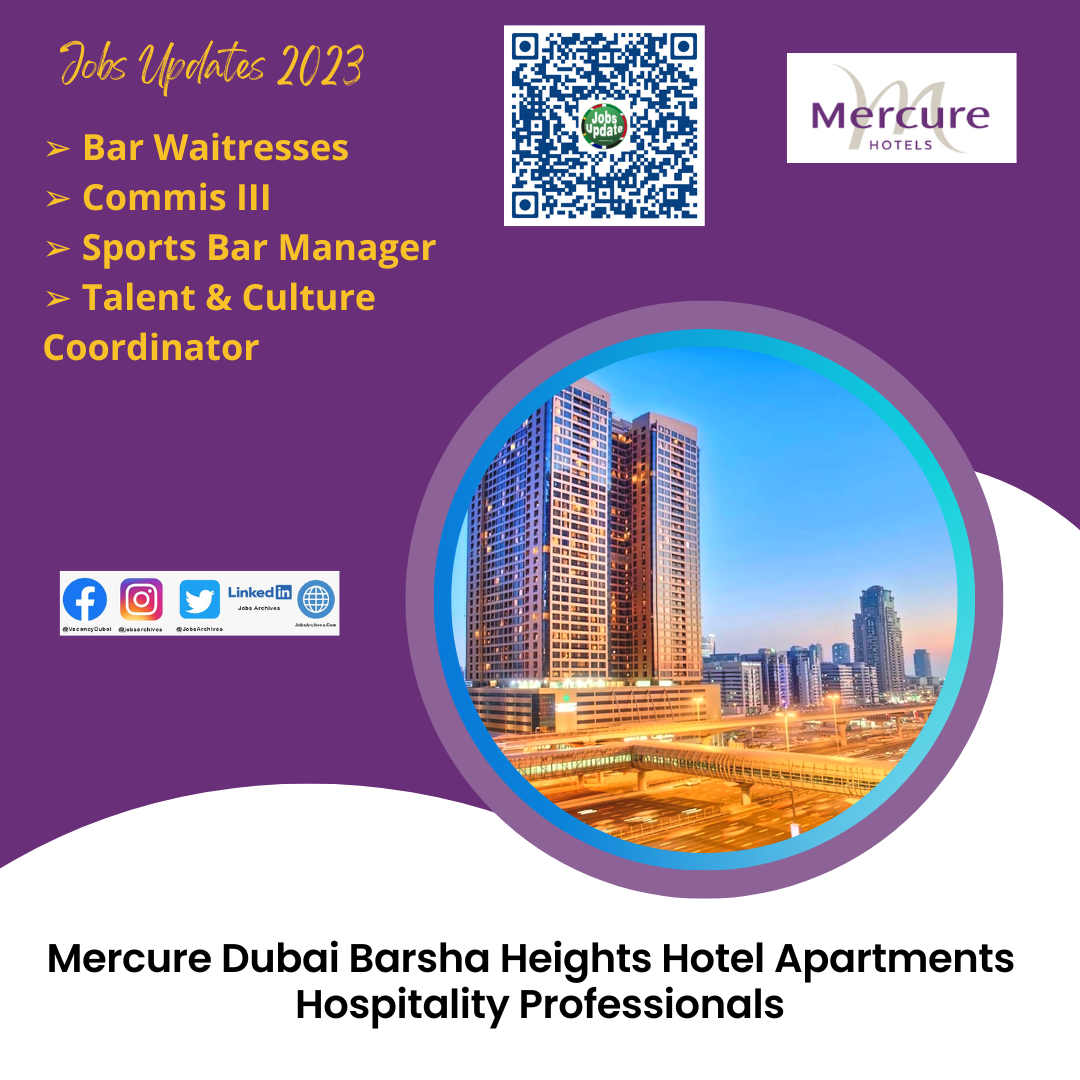 Mercure Dubai Barsha Heights Hotel Apartments Hospitality Professionals February 2023 Apply