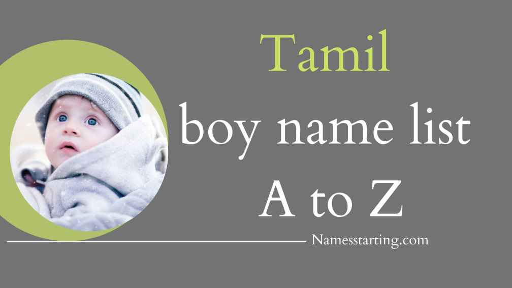 Modern 23 ᐅ Tamil Boy Name List Tamil Boy Name List A To Z Best Tamil Names For Boy