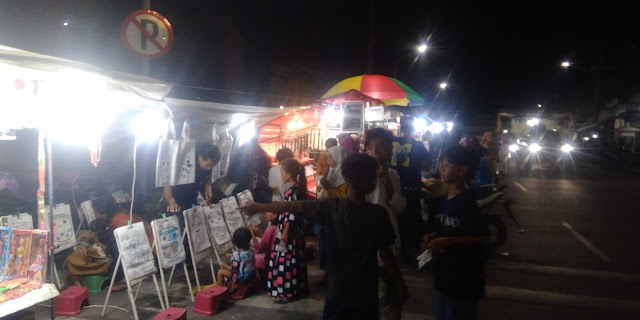 Pasar Malam di Jl. Cumpat Kulon