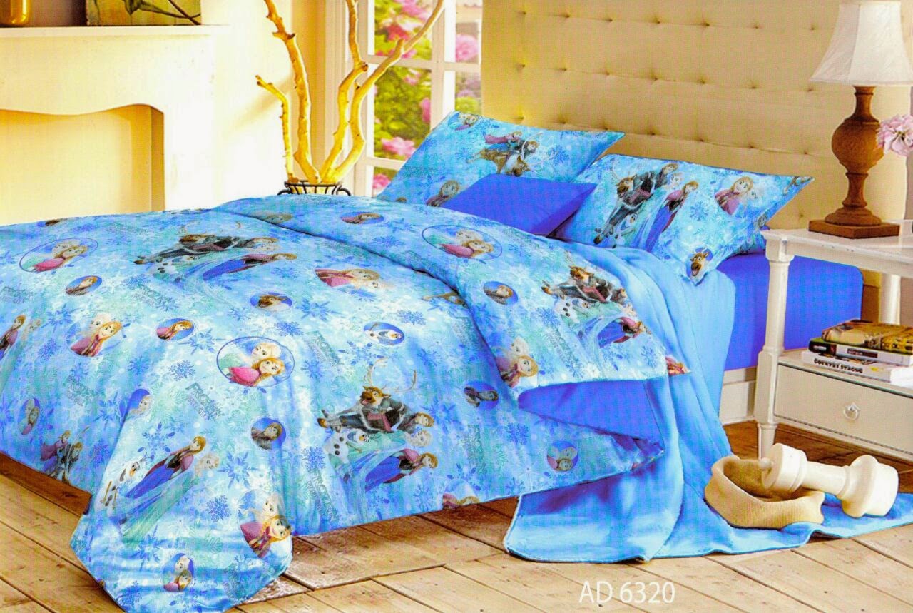 Sprei Anak Catra Motif Princes Biru