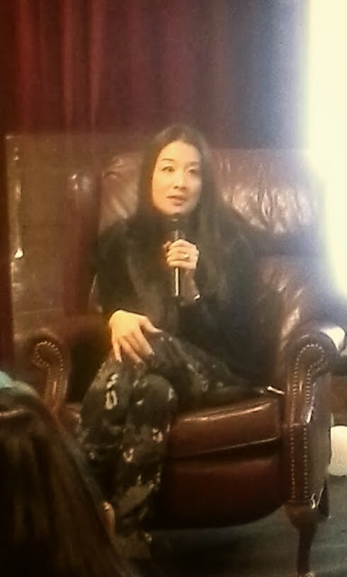 Lainey Gossip/ Elaine Lui talking at Spark sessions, Canada's first and only blogger conference in toronto