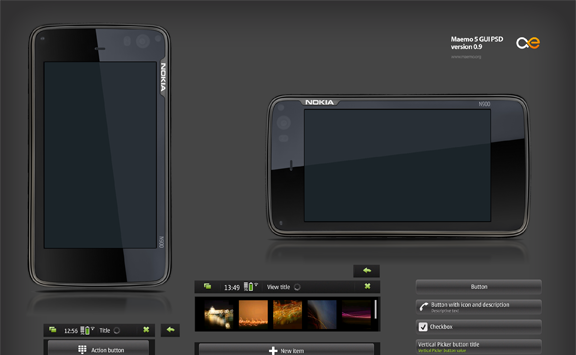 Roundup of Best Free Smart Phones GUI PSD Packs