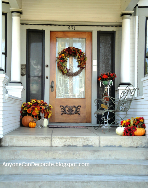 Anyone Can Decorate: Fall Front Porch Ideas 2012