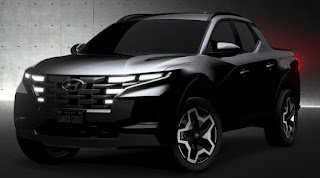 Hyundai Santa Cruz (2022 Rendering) Front Side