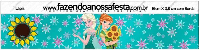 Etiquetas de Frozen Fever  para imprimir gratis.