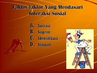 penyakit h. Jika Anda bukan bagian dan para pengungsi, bagaimana perasaan Anda melihat kenyataan itu? Apa yang akan kamu lakukan?  Kita semua merasa prihatin dengan penderitaan orang lain. Kami merasa seolah-olah berada dalam kondisi yang sama dengan orang miskin. Perasaan yang muncul mendorong kita untuk mengambil tindakan yang dapat meringankan penderitaan mereka. Inilah yang disebut simpati. Sekilas simpati hampir sama dengan identifikasi karena itu mengarahkan seseorang untuk memposisikan diri dalam keadaan orang lain. Hanya saja, dalam simpati perasaan memainkan peran yang menonjol. Namun, dorongan utama dalam simpati adalah keinginan untuk memahami dan bekerja sama dengan pihak lain tanpa memandang status sosial mereka.  Begitu banyak artikel tentang faktor-faktor yang mendasari interaksi sosial yang sedang berlangsung dan contoh-contohnya mungkin berguna.