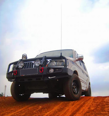 modifikasi mitsubishi kuda offroad