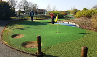 Mini Golf course at Clays Golf Centre in Wrexham