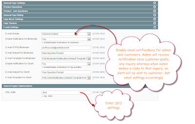 FAQ Configurations