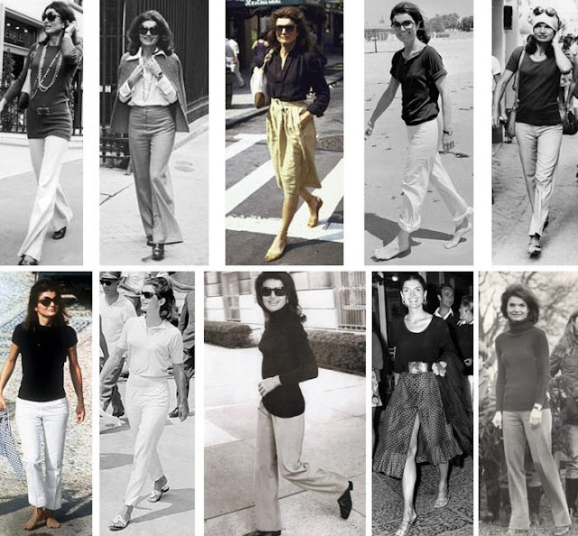 Jackie Kennedy Onassis sporty style