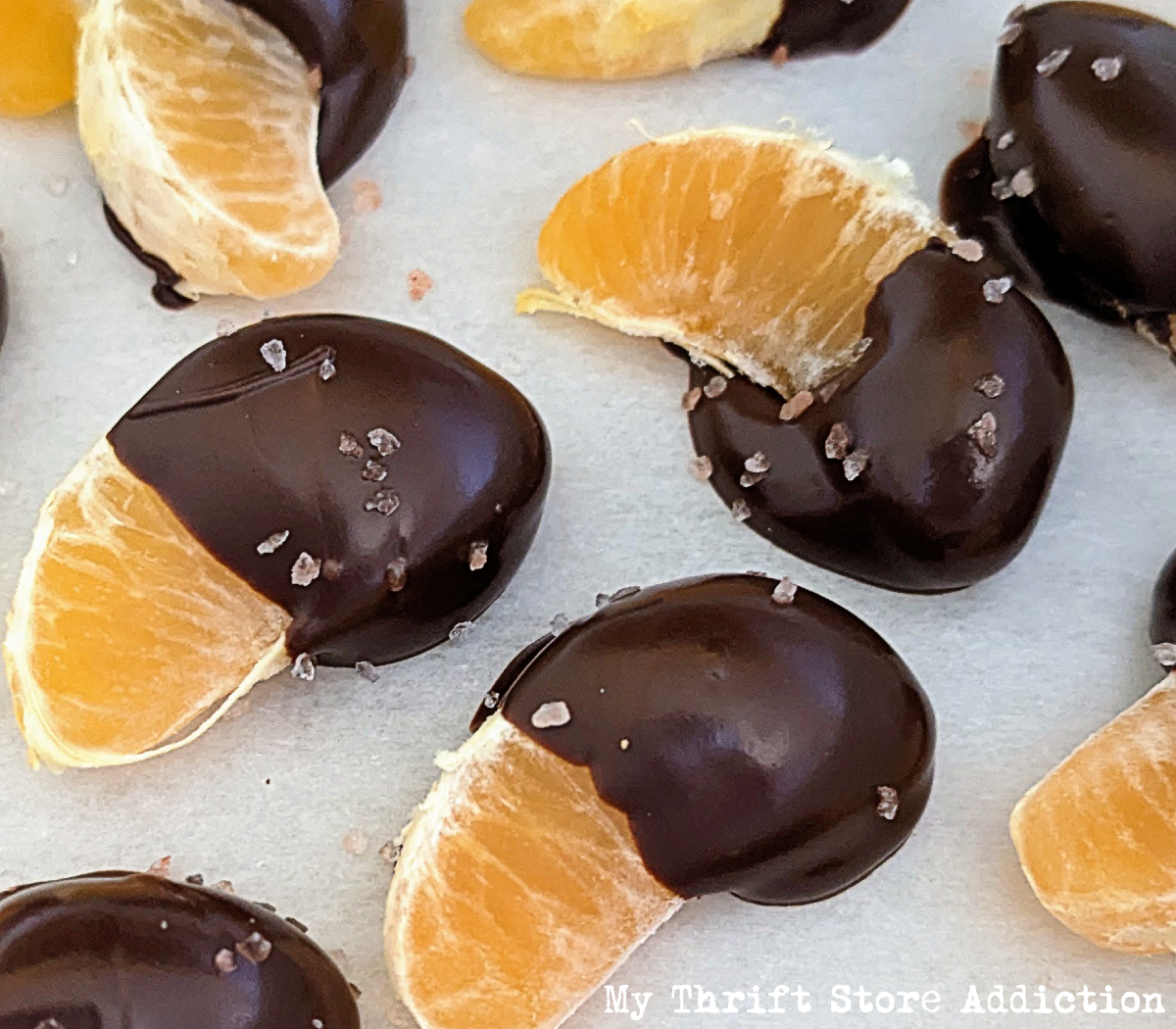 dark chocolate covered oranges