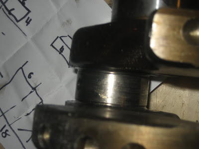 Nissan Crankshaft scoring scratches