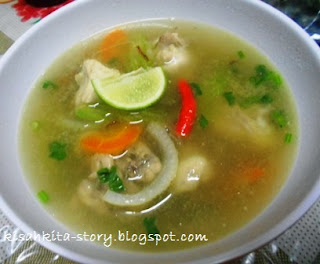Idayuni: Resepi Sup Ayam Siam/Thai