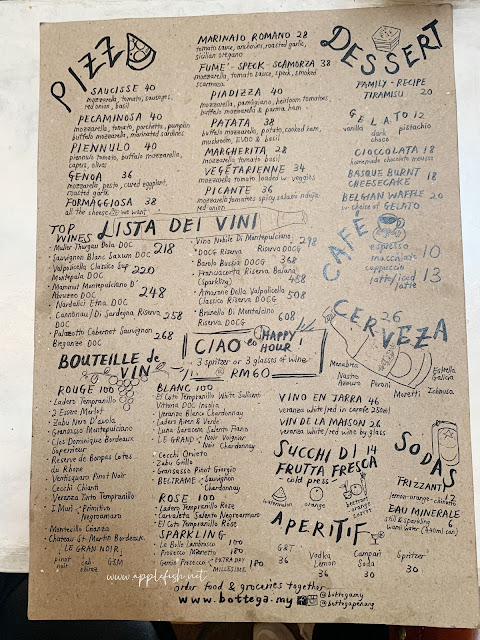 Bottega Penang Menu 2