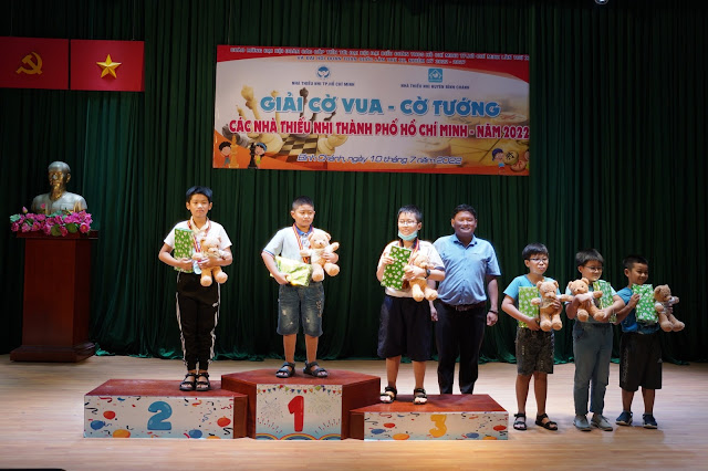Huỳnh Đức Mẫn Hy hạng 1 giải cờ vua các Nhà Thiếu Nhi toàn thành 2022