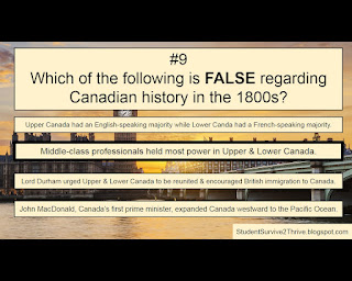 The correct answer is: Middle-class professionals held most power in Upper & Lower Canada.