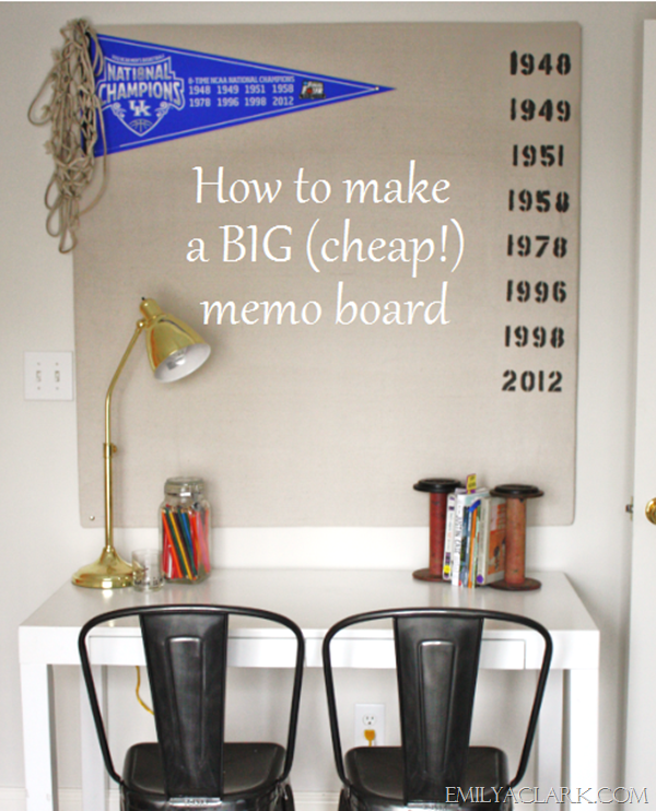 diy big memo board