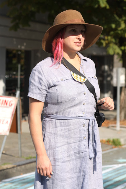 Devon Kerr South Lake Union Pink Hair Seattle Street Style Fashion