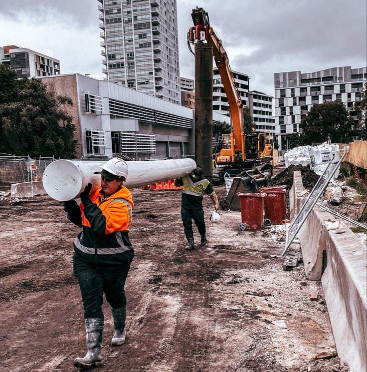 Ground Works for Residential Building Construction