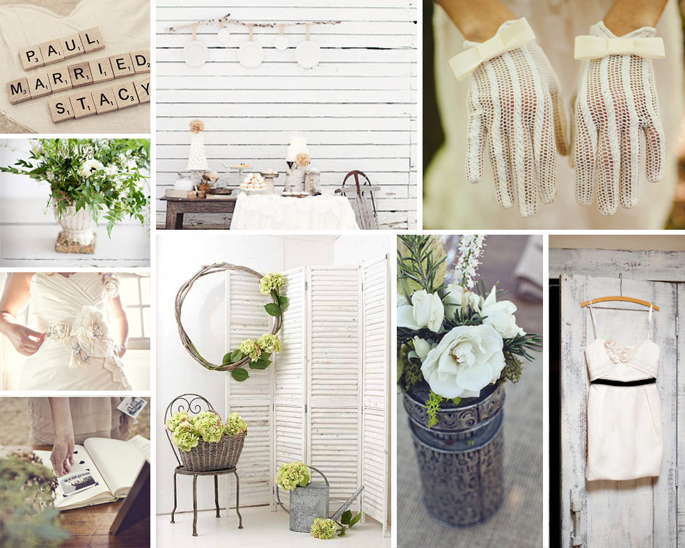 Inspiration Board 2 Credits Top Row All Green Wedding Shoes